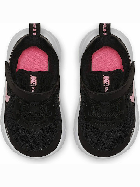 Revolution 5 Αθλητικά Παιδικά Παπούτσια Running με Σκρατς Black / Sunset Pulse