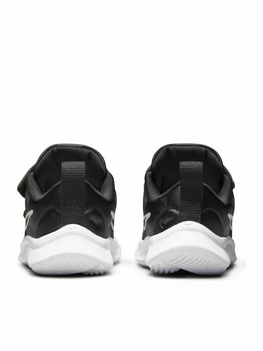 Star Runner Star Runner 3 Kids Sports Shoes Running with Hoop & Loop Closure Black / White