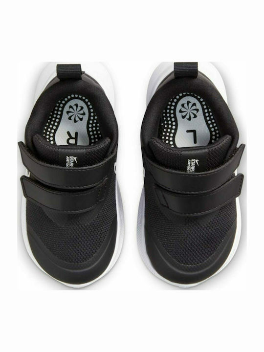 Star Runner Star Runner 3 Kids Sports Shoes Running with Hoop & Loop Closure Black / White