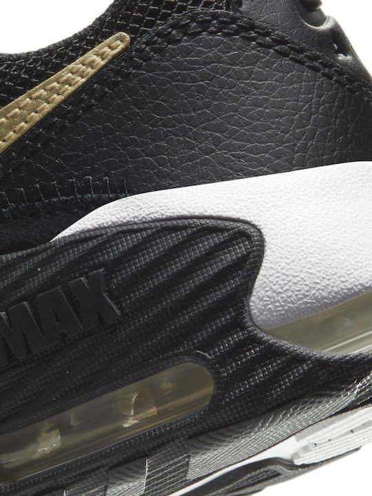Air Max Excee Kinder Sneakers Black / Metallic Gold Star / White
