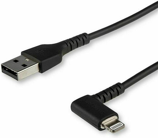 StarTech USB to Lightning Cable Μαύρο 1m (RUSBLTMM1MB)