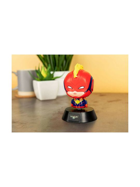Paladone Led Παιδικό Διακοσμητικό Φωτιστικό Captain Marvel Πολύχρωμο 10εκ.