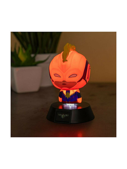 Paladone Led Παιδικό Διακοσμητικό Φωτιστικό Captain Marvel Πολύχρωμο 10εκ.