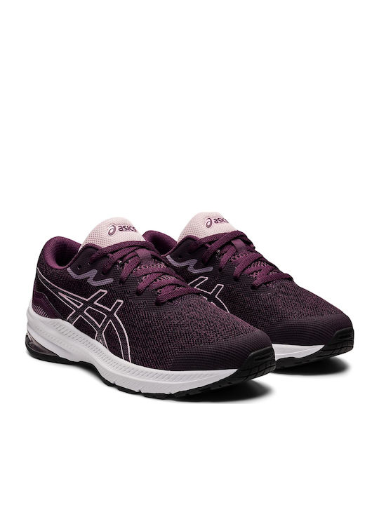 GT-1000 11 GS Kids Sports Shoes Running with Laces Purple