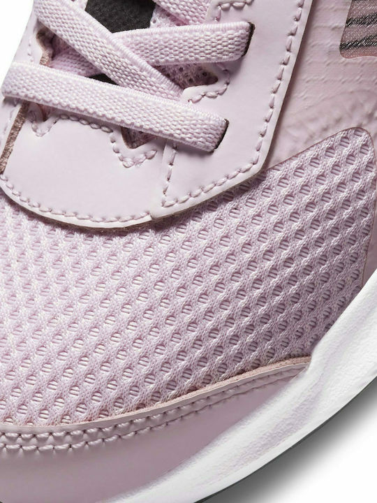 Downshifter Downshifter 11 Kids Sports Shoes Running with Hoop & Loop Closure Pink Foam / Metallic Silver / Black / White