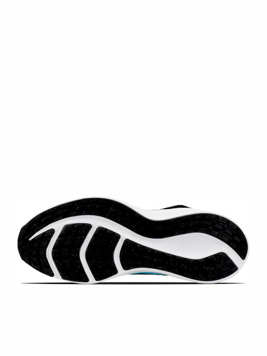 Downshifter Downshifter 10 Kids Sports Shoes Running with Hoop & Loop Closure Black / Chlorine Blue