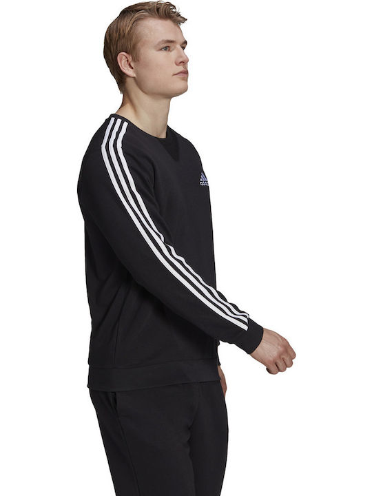 Essentials 3-Stripes Sweatshirt Schwarz