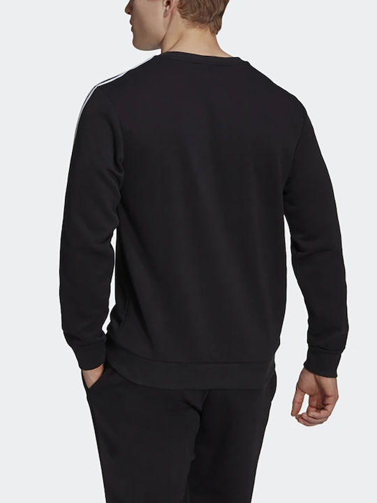 Essentials 3-Stripes Sweatshirt Schwarz
