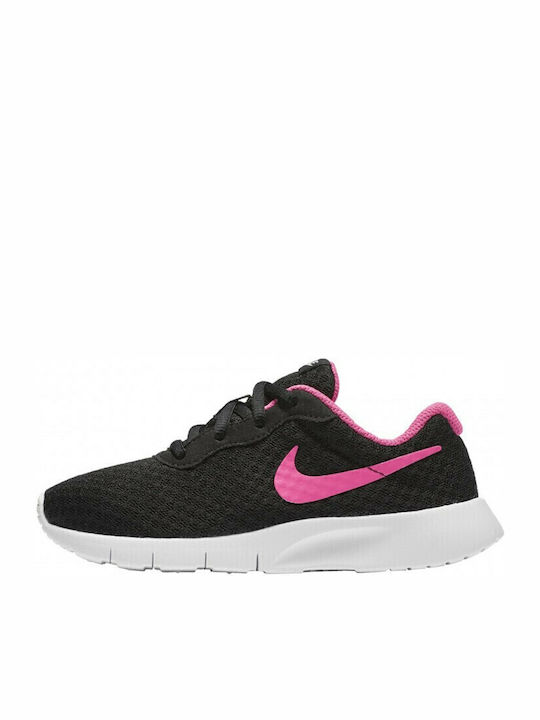 Tanjun Tanjun PS Kids Sports Shoes Running with Laces Black / Hyper Pink / White