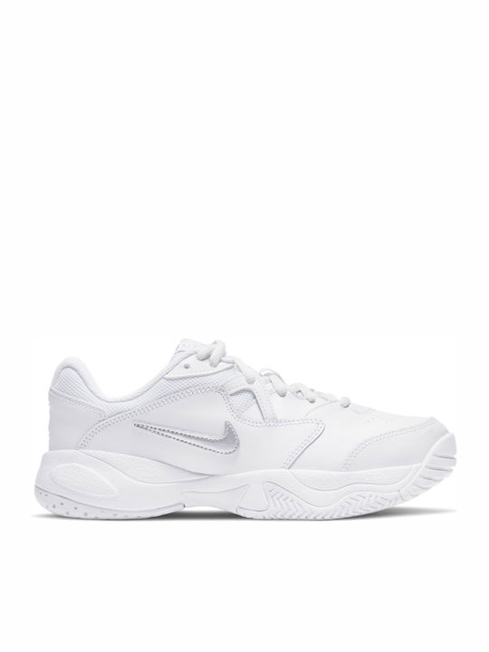 Court Court Lite 2 Kids Sports Shoes Tennis with Laces White
