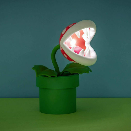 Paladone Παιδικό Διακοσμητικό Φωτιστικό Super Mario Bros Piranha Plant Icon Πράσινο 33εκ.