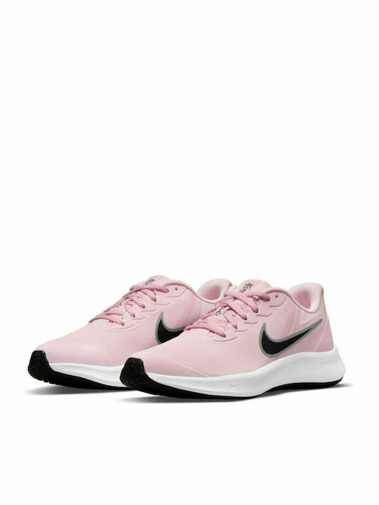 Star Runner Star Runner 3 Kids Sports Shoes Running with Laces Pink Foam / Black