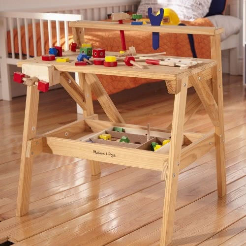 Melissa & Doug Παιδικός Πάγκος από Ξύλο για 3+ Ετών