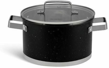 Edenberg Edenberg Cookware Set Made of Aluminum Black with Non-stick Interior Coating 6 Pieces