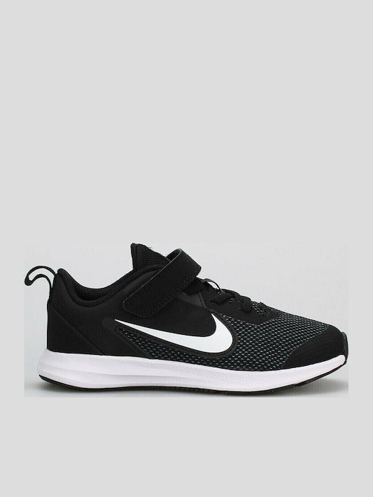Downshifter Downshifter 9 Kids Sports Shoes Running with Hoop & Loop Closure Black / White / Anthracite