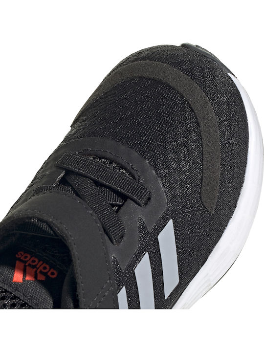 Duramo Duramo SL I Kids Sports Shoes Running with Hoop & Loop Closure Core Black / Halo Silver / Solar Red