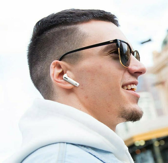 Tronsmart Onyx Ace Слушалка за ухо Bluetooth Handsfree Безжични слушалки с Калъф за Зареждане Бяа