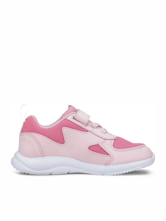 Fun Racer Ac Ps Preschool Kids Sports Shoes Running with Hoop & Loop Closure Pink