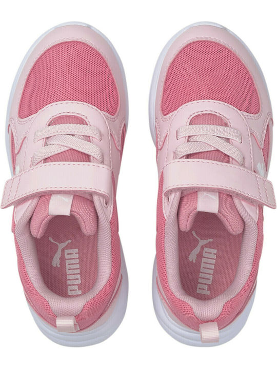Fun Racer Ac Ps Preschool Kids Sports Shoes Running with Hoop & Loop Closure Pink