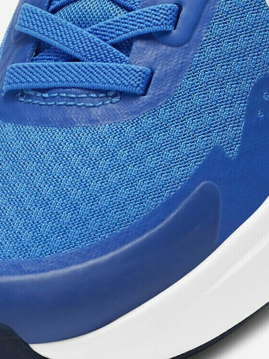 Wearallday Psv Kids Sports Shoes Running with Hoop & Loop Closure Blue