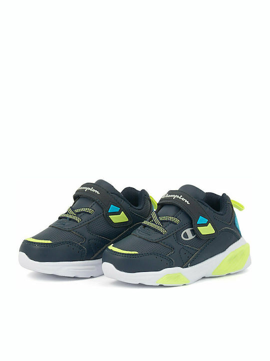 Wave Kids Sneakers with Scratch & Lights Blue