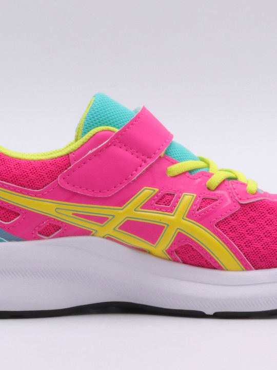 Jolt 3 Kids Sports Shoes Running with Hoop & Loop Closure Fuchsia