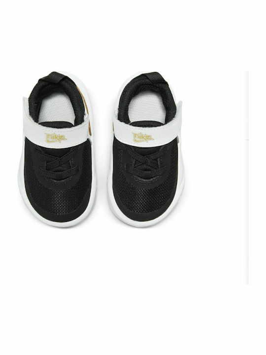 Team Hustle D 10 Αθλητικά Παιδικά Παπούτσια Running με Σκρατς Black / Metallic Gold / White / Photon Dust