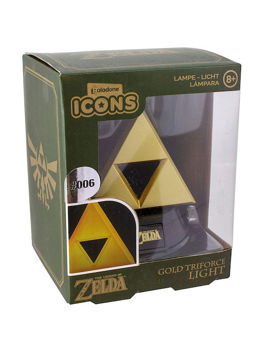 Paladone Παιδικό Διακοσμητικό Φωτιστικό The Legend of Zelda Triforce Χρυσό