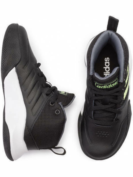 Kids Sports Shoes Basketball with Laces Black