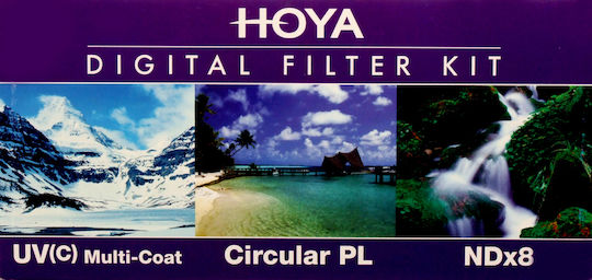 Hoya Digital Filter Kit II CPL / ND / UVFilter Kit 52mm for Camera Lenses