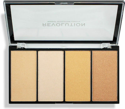 Revolution Beauty Re-loaded Highlighter Palette Lustre Lights Cald 20gr