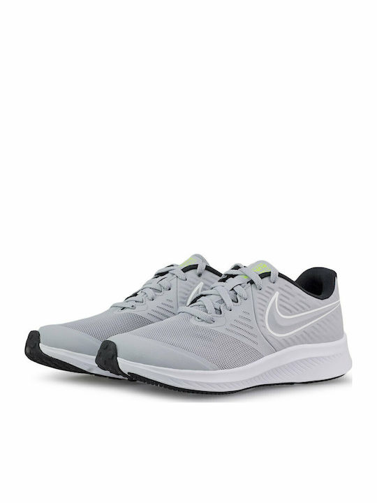 Star Runner 2 GS Αθλητικά Παιδικά Παπούτσια Running με Κορδόνια Γκρι