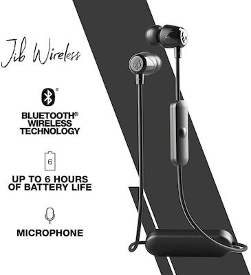 Skullcandy Jib In-ear Bluetooth Handsfree Ακουστικά Μαύρα