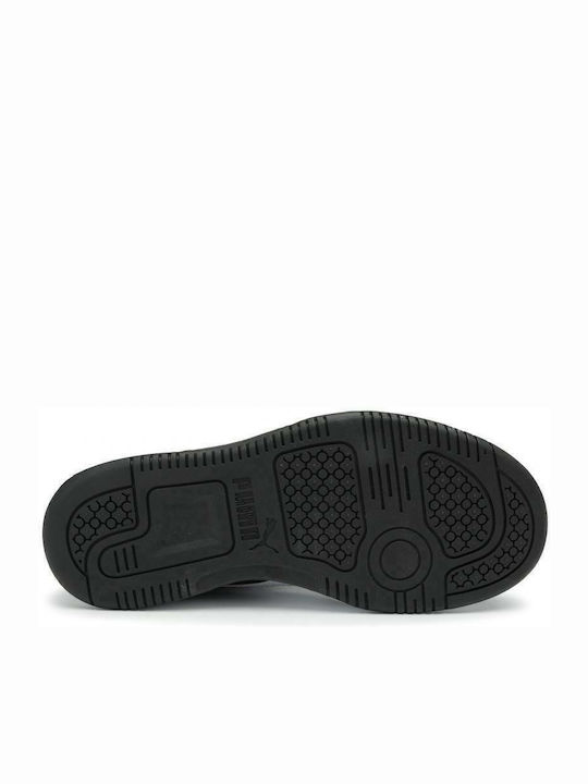 Rebound LayUp Sneakers PS Kids Sports Shoes Basketball with Hoop & Loop Closure Black