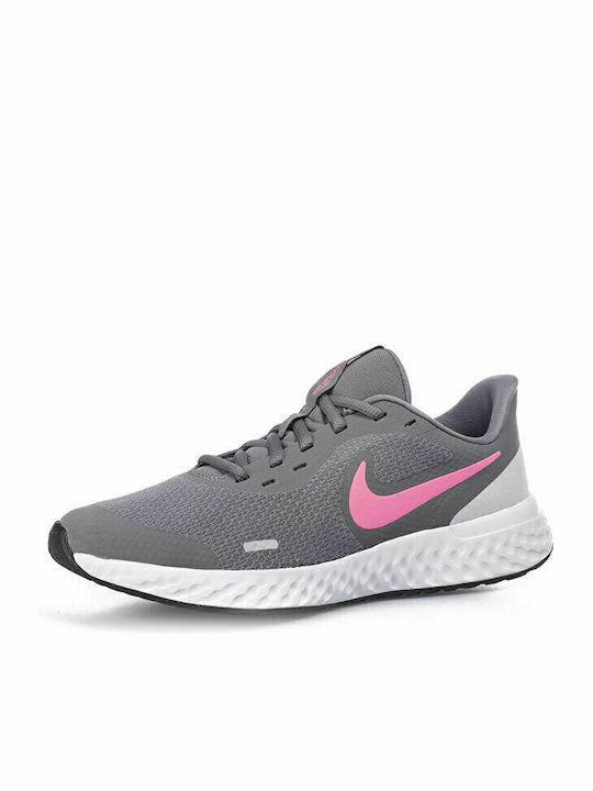 Revolution Revolution 5 (GS) Kids Sports Shoes Running with Laces Gray