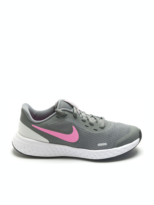 Revolution Revolution 5 (GS) Kids Sports Shoes Running with Laces Gray