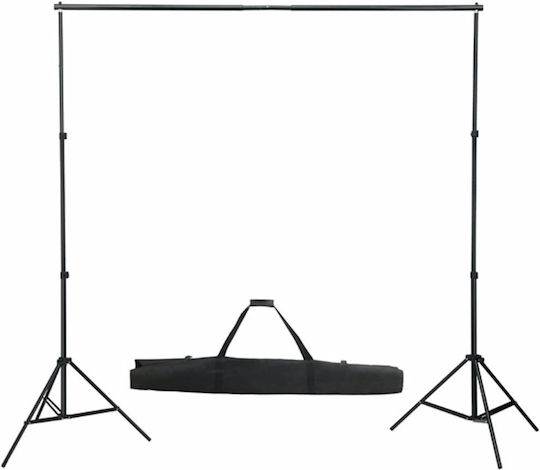 vidaXL Lighting Kit with Lights and Background Umbrella for Studio