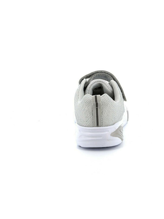 Wave Παιδικά Sneakers με Σκρατς & Φωτάκια Γκρι