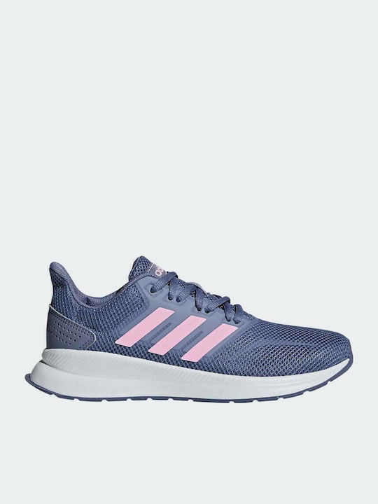 Runfalcon K Incaltaminte Sport Copii Alergare Cu Șireturi Indigo Raw / Roz Adevărat / Negru Core