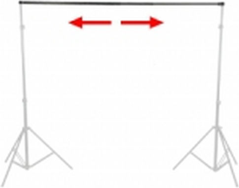Walimex Telescopic Background Crossbar 120-307cm Аксесоари за студио
