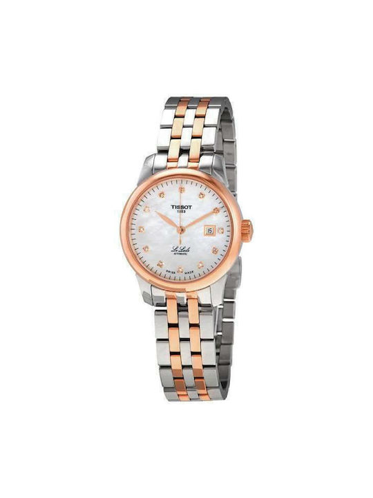 Tissot Le Locle Women's Watch Automatic with Silver Metal Bracelet