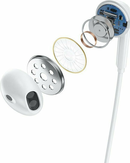Dudao U5B In-ear Bluetooth Handsfree Ακουστικά Λευκά