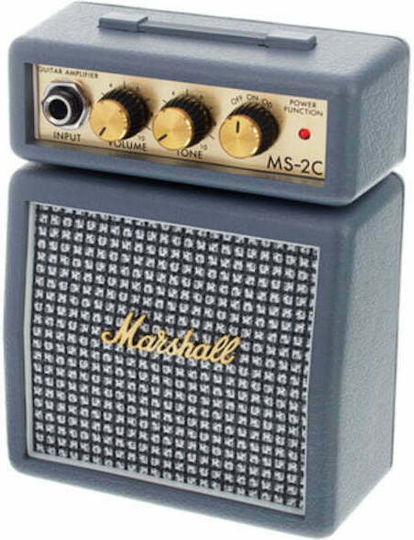 Marshall MS-2C Mini Ενισχυτής Ηλεκτρικής Κιθάρας 1 x 2" 1W Γκρι