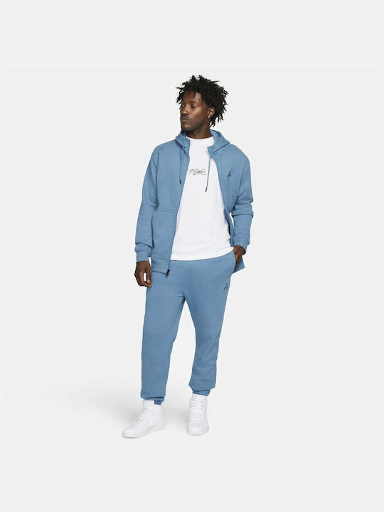 Essentials Men's Sweatpants with Rubber Rift Blue