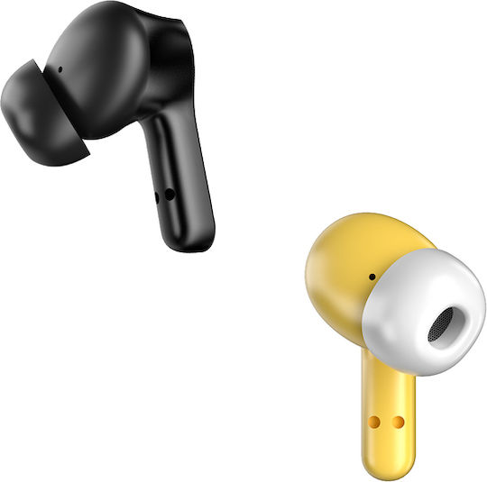 Dudao U16H In-ear Bluetooth Handsfree Căști cu Carcasă de Încărcare Galben