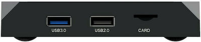TV-Box X96 Max+ 8K UHD mit WiFi USB 2.0 4GB RAM und 64GB Speicherplatz mit Betriebssystem Android 9.0