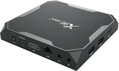 TV-Box X96 Max+ 8K UHD mit WiFi USB 2.0 4GB RAM und 64GB Speicherplatz mit Betriebssystem Android 9.0