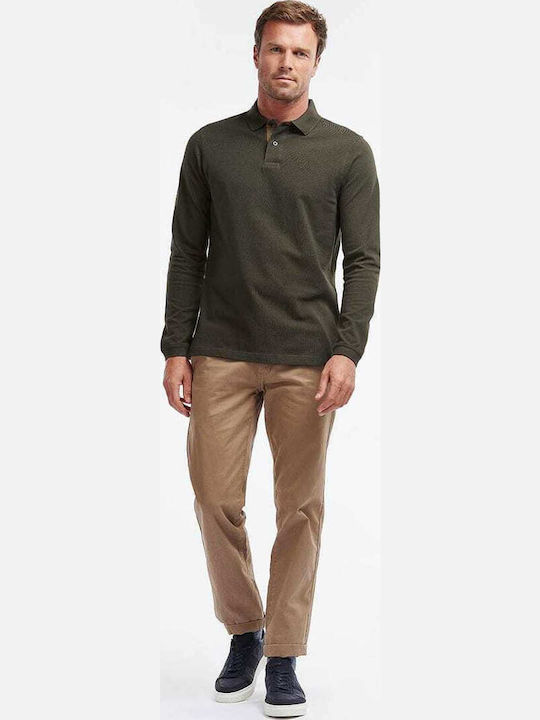 Polo Long Sleeve Blouse Green