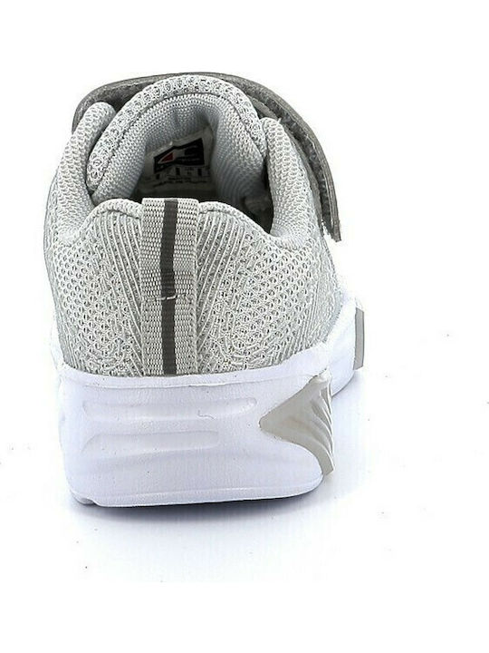 Wave Παιδικά Sneakers με Σκρατς & Φωτάκια Γκρι