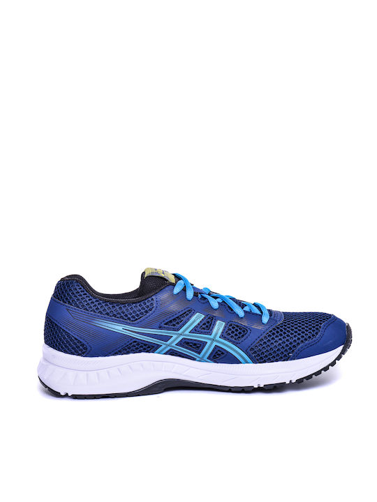 Gel Contend 5 GS Αθλητικά Παιδικά Παπούτσια Running με Κορδόνια Μπλε